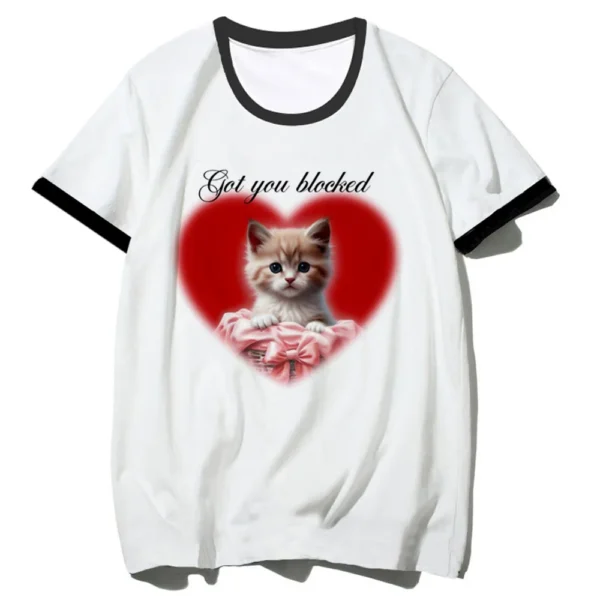 Sabrina Carpenter shirt teen graphic Trendy Digital Grunge University Breathable tshirt anime aesthetic kawaii 2000s women