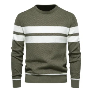 538456912 New Autumn Pullover Men's Sweater O-neck Patchwork Long Sleeve Warm Slim Sweaters Men Casual Fashion Sweater Men Clothing