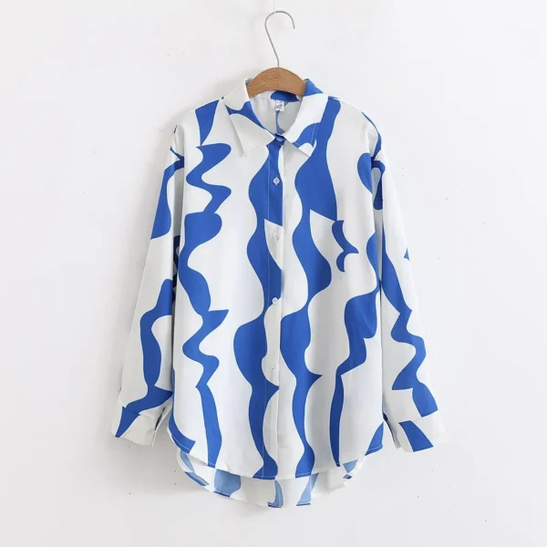 Blouse Fashion Casual Summer Tees Streetwear Print Autumn Shirts for Women Clothes Women Clothing Vintage T-Shirts Y2k Top